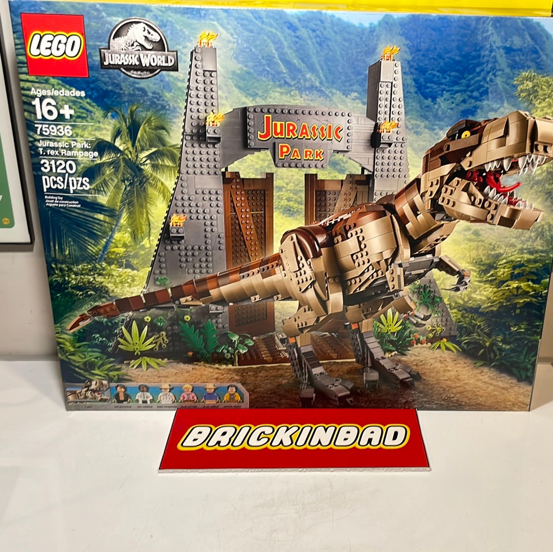 navigation quagga Hals 75936 Lego Jurassic Park T.Rex Rampage – Brickinbad