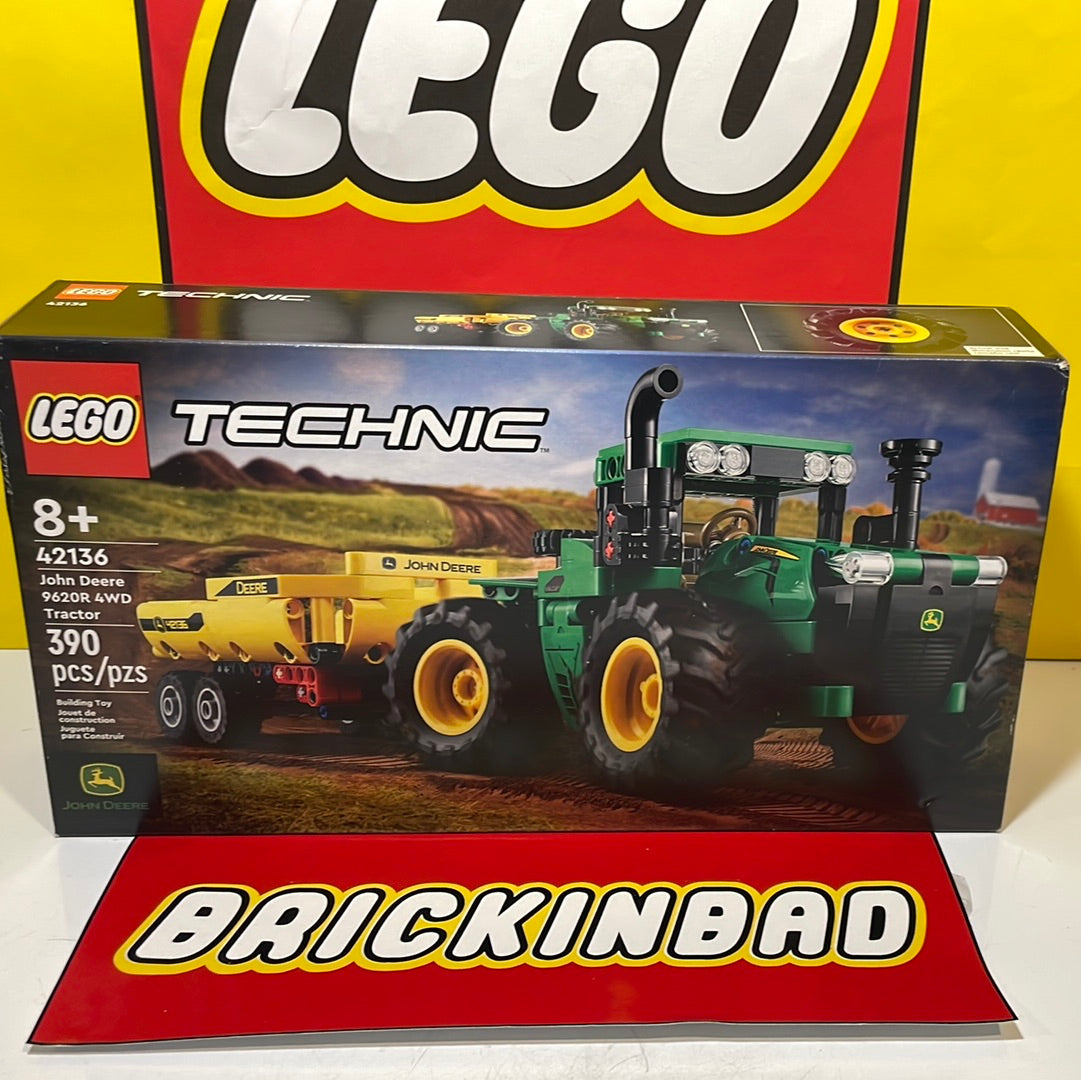 Technic – 9620R 42136 Brickinbad Tractor Lego John 4WD Deere